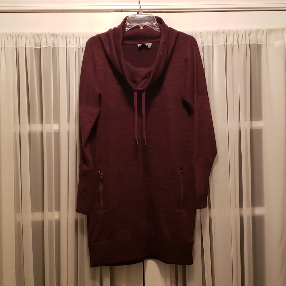 Athleta Cozy Cowl Neck Tunic Sweatshirt / Dress